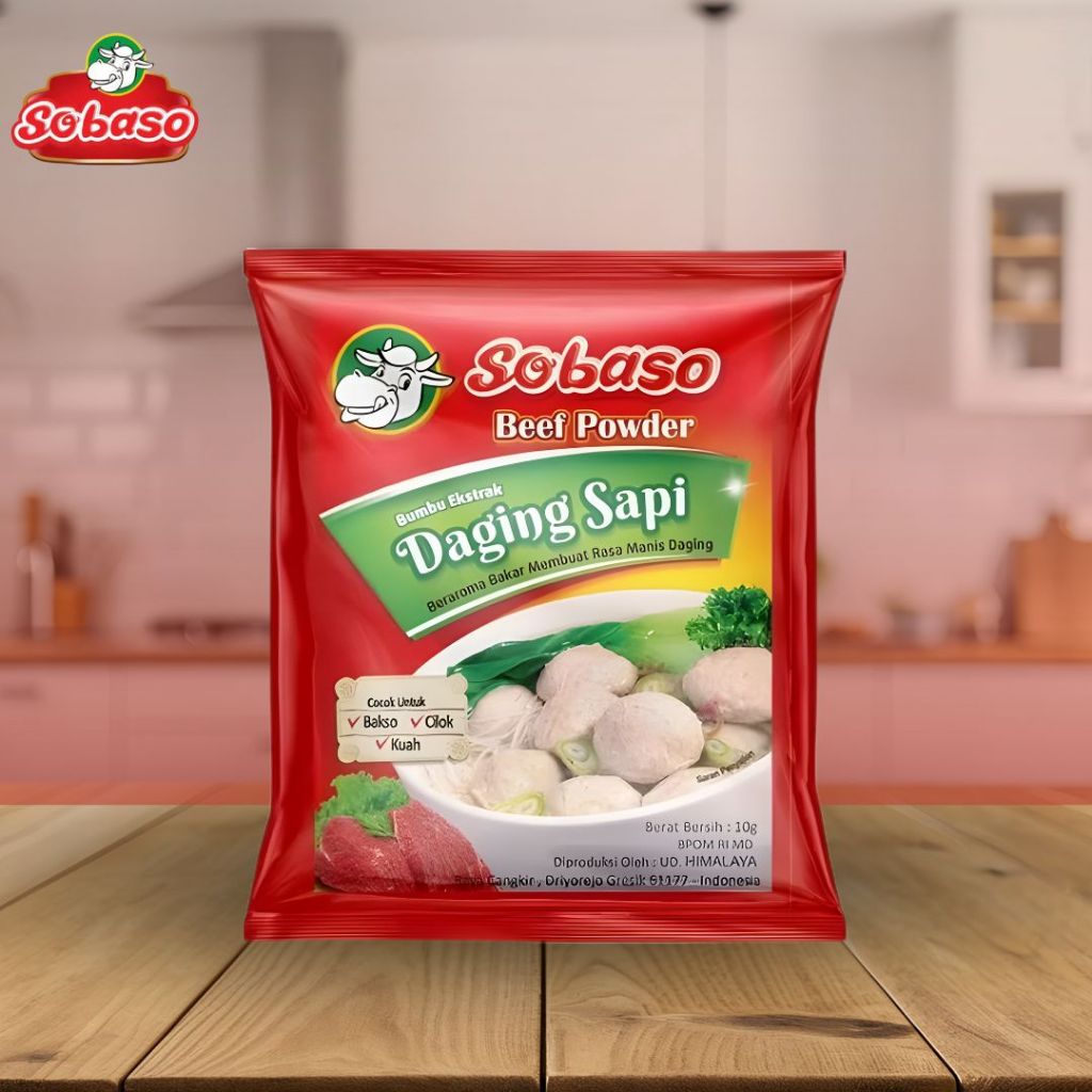 Sobaso Sari Daging 10gr Beef Roasted Powder