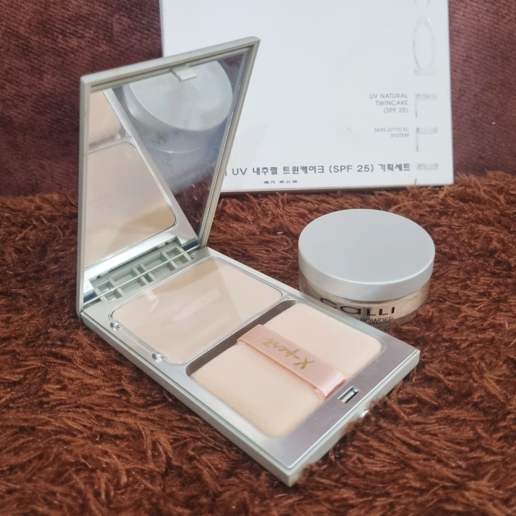 Bedak Jutanhak CALLI UV Natural TwinCake SPF 25