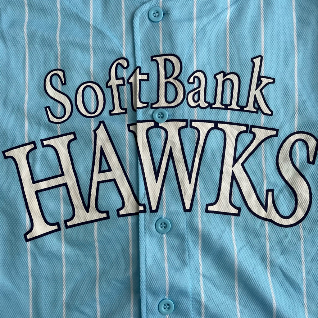 Jersey Softbank Hawks Baby Blue Secondhand 2nd Majestic