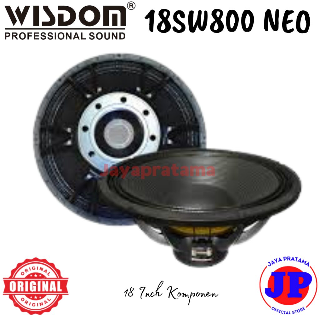Wisdom 18-SW800 Neo Speaker 18 Inch Komponen Wisdom 18SW800 Neo Komponen