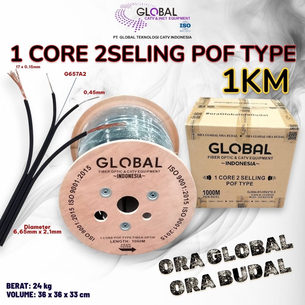 1 CORE 2 SELING POF TYPE 1KM