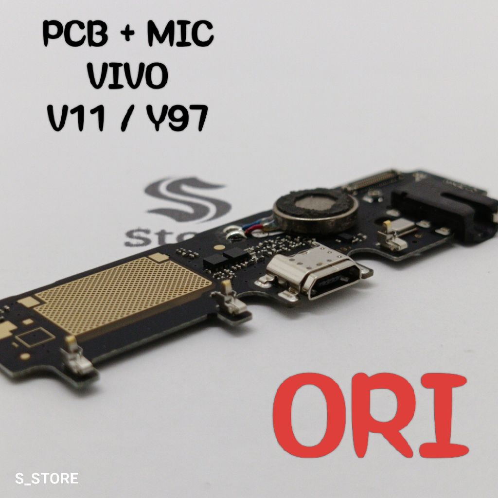 CONNECTOR CHARGER VIVO V11 / Y97 ORI + IC PAPAN KONEKTOR CAS PCB BOARD VIVO V11 / Y97 ORI + IC