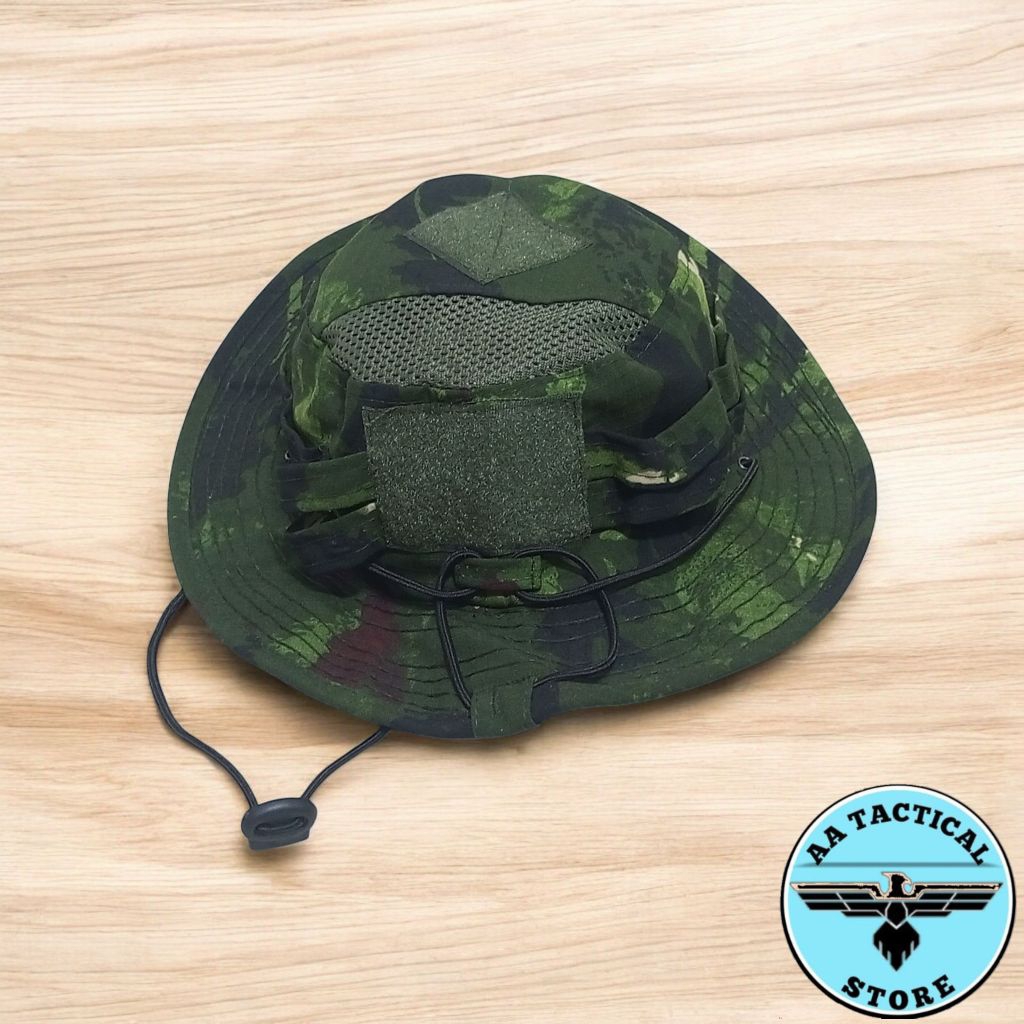 Topi Rimba Tactical Outdoor Camo Mesh Bonnie Hat