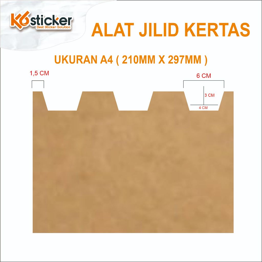 alat jilid kertas akrilik memudah jilid kertas A4/F4