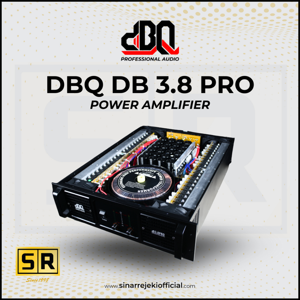 Power Amplifier DBQ dB 3.8 PRO 2Channel Class / Kelas GB HZ
