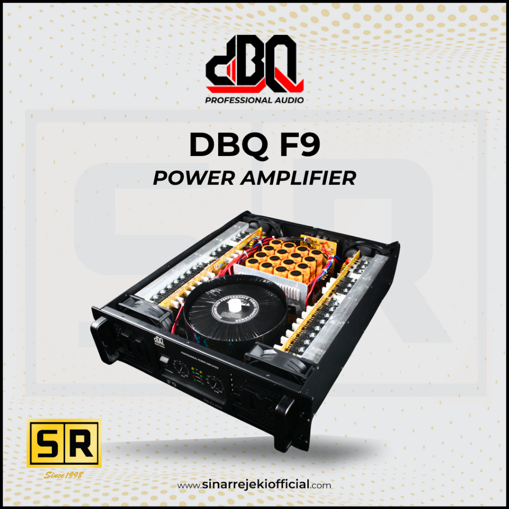 Power Amplifier DBQ F9 Channel Class / Kelas TD