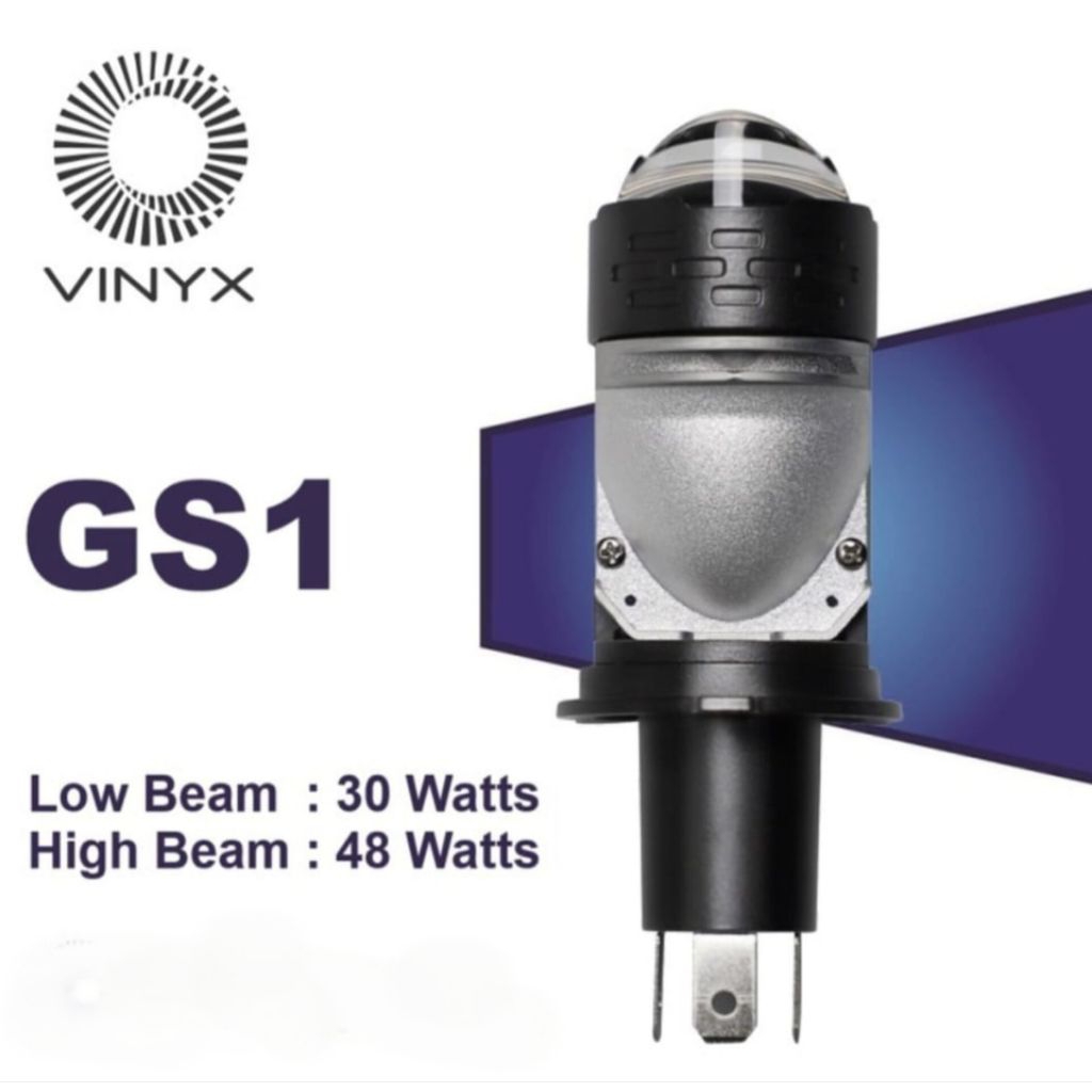 Lampu Utama Projector Biled Mini GS1 H4 Motor Mobil