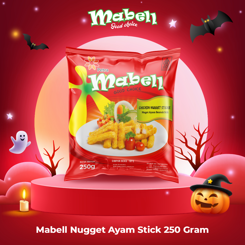 Nugget Ayam Stick Mabell 250 Gram Promo