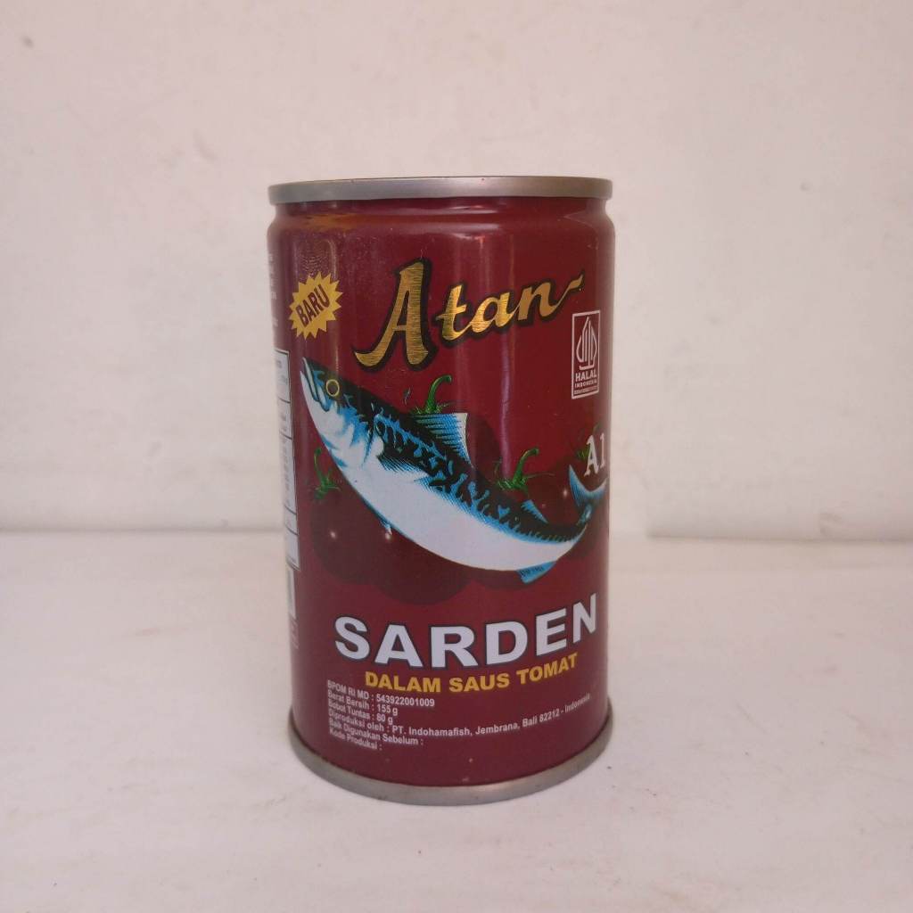Atan Sarden Kaleng Saus Tomat 155g