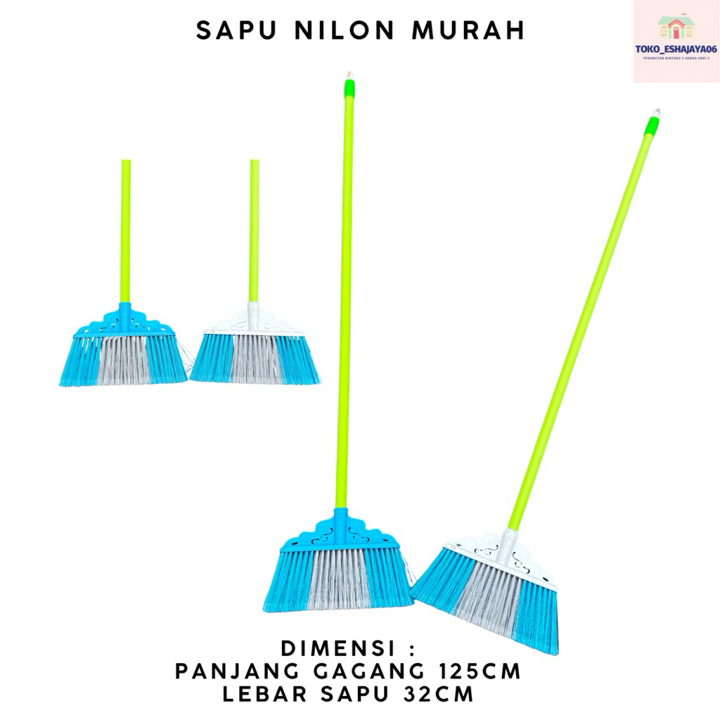 Sapu Nilon Sapu Plastik Warna Sapu Lantai Sapu Nilon Murah Sapu Nilon Deden