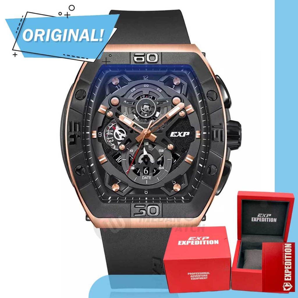 Jam Tangan Pria Analog Expedition 6800MC E6800 E 6800 MC 6800 MCRBRBABA Original Garansi Resmi