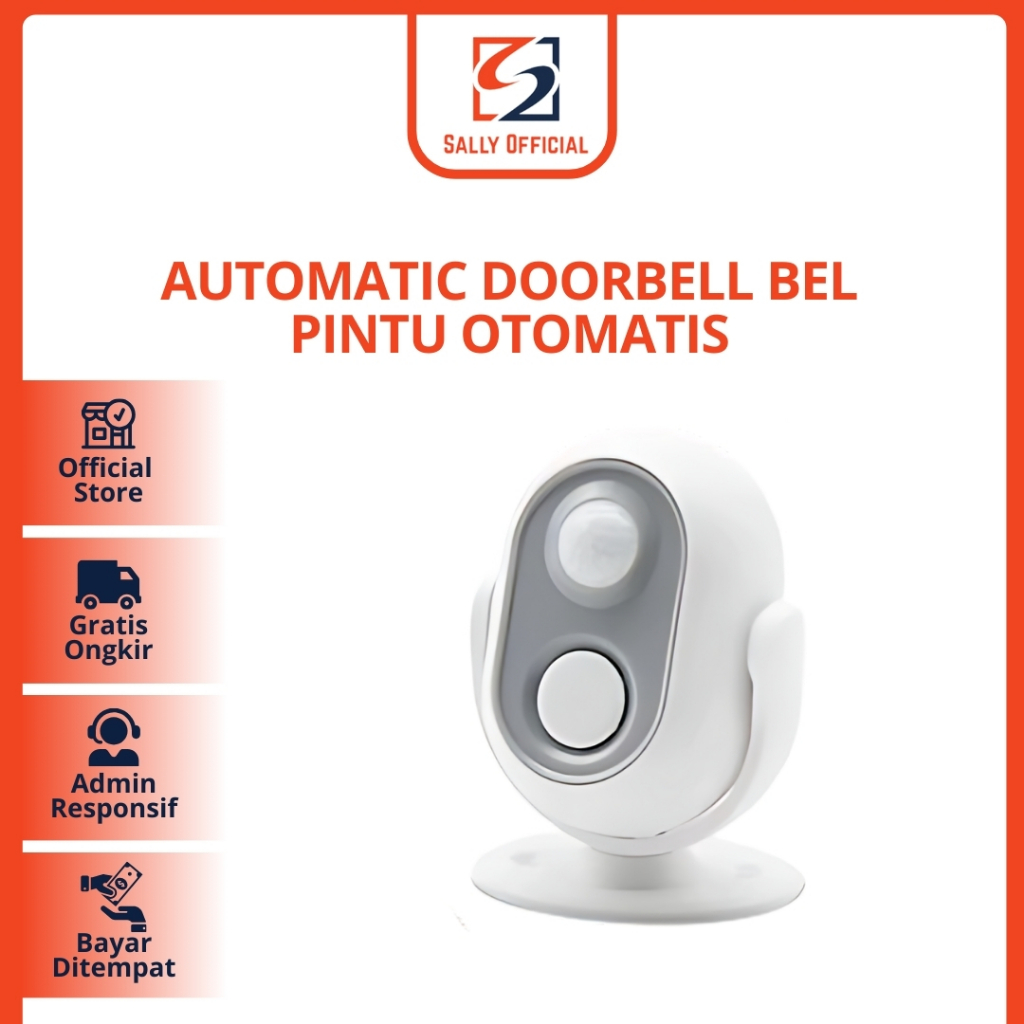 IAutomatic Doorbell Bel Alarm Bel Pintu Otomatis Sensor Sensor Gerak Inframerah Rumah Alarm Sensor S