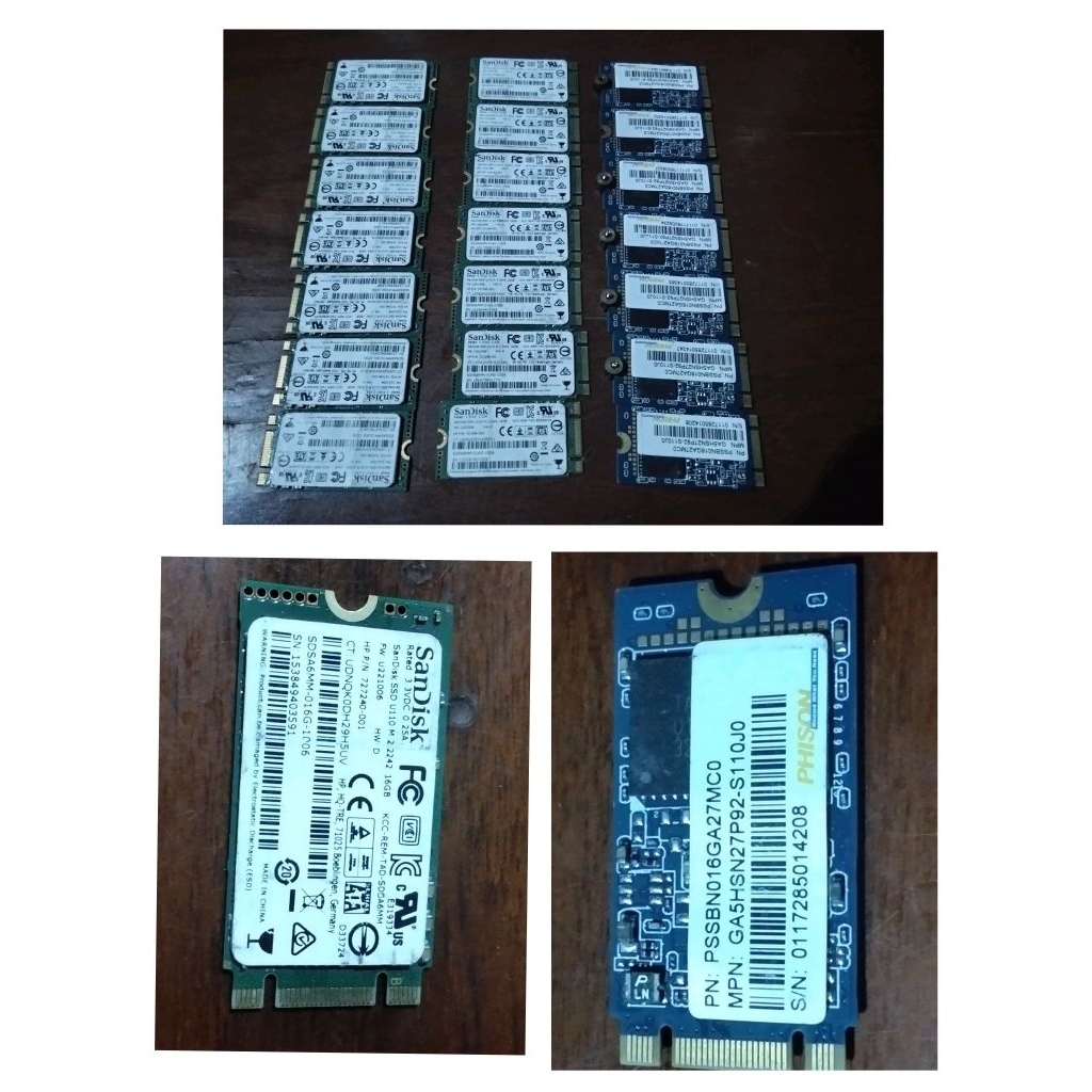 SanDisk SSD U110 M.2 2242 – 16GB copotan leptop