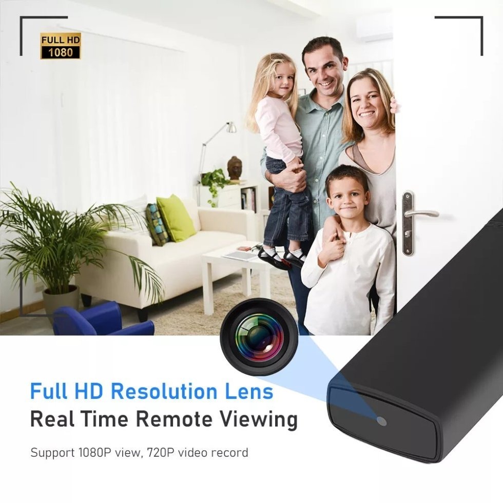 K6WIFI Hidden Spy Camera WiFi Korek K6 Spycam 1080P Night Vision Kamera Rahasia Unik Mini Recorder