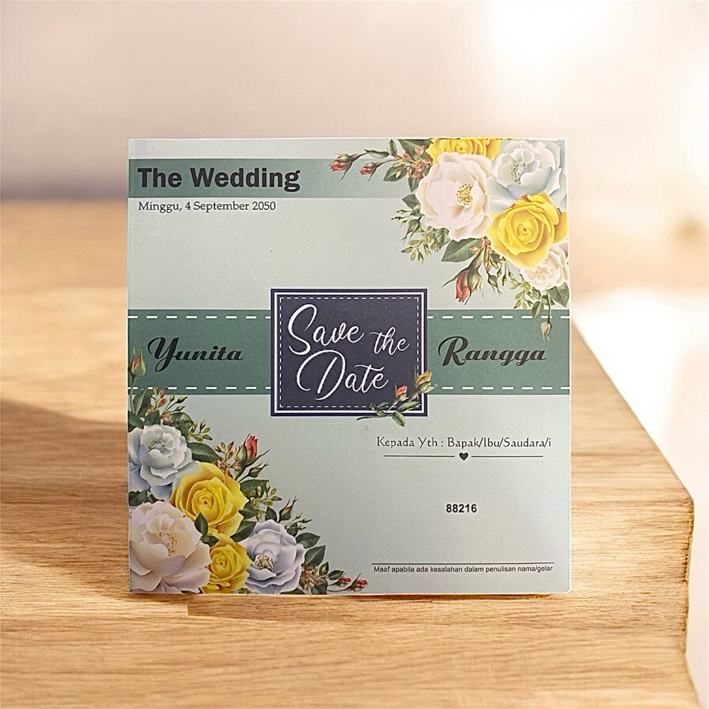 Undangan Blangko Kosong ERBA 88216 Undangan pernikahan kosongan