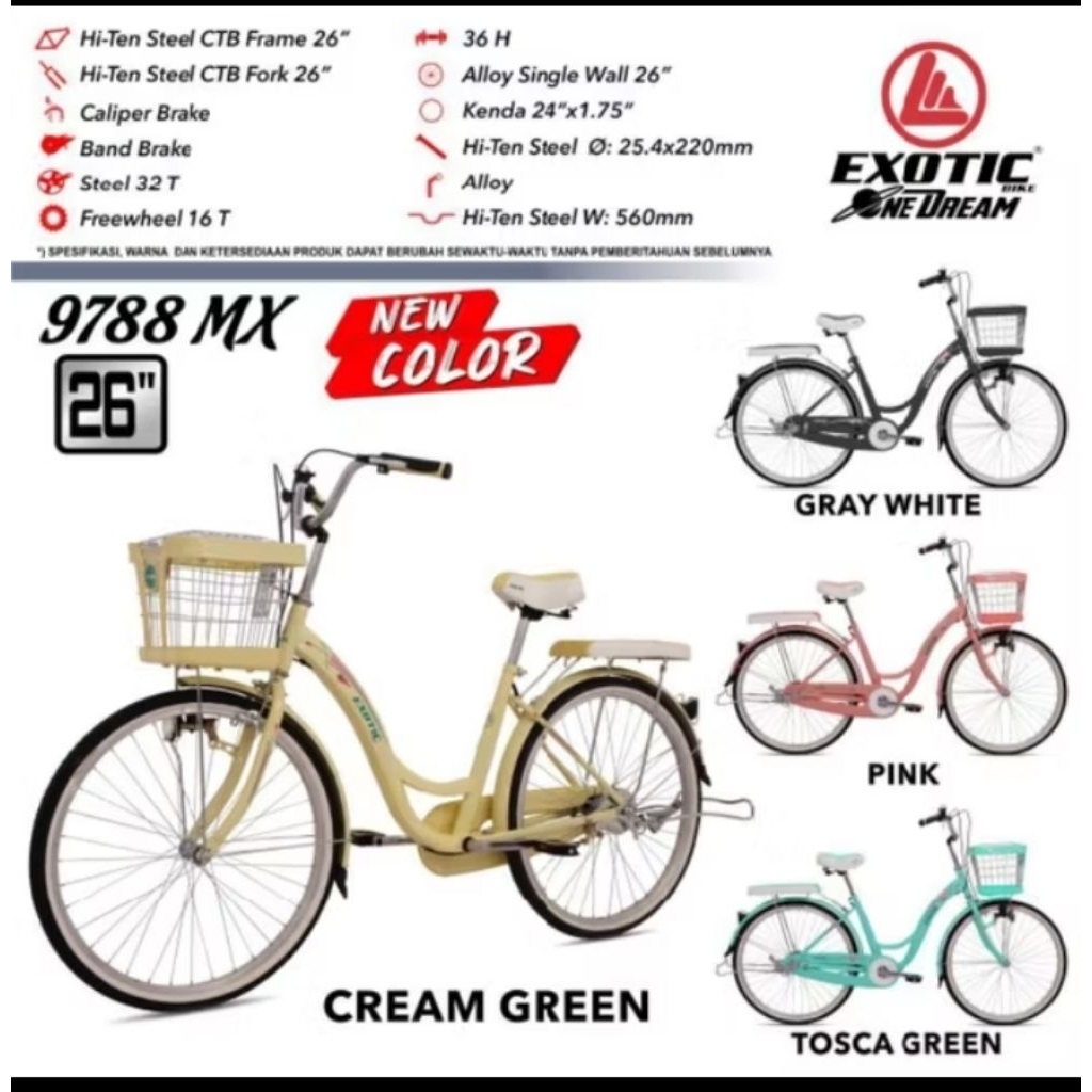 Sepeda CTB Mini 24" 9788 MX Exotic New color