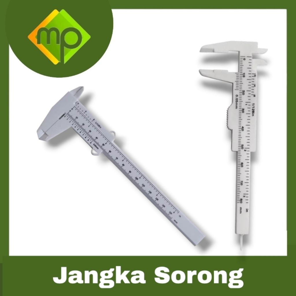 Jangka Sorong Plastik Mini Kaliper Multifungsi  Jangka Sorong
