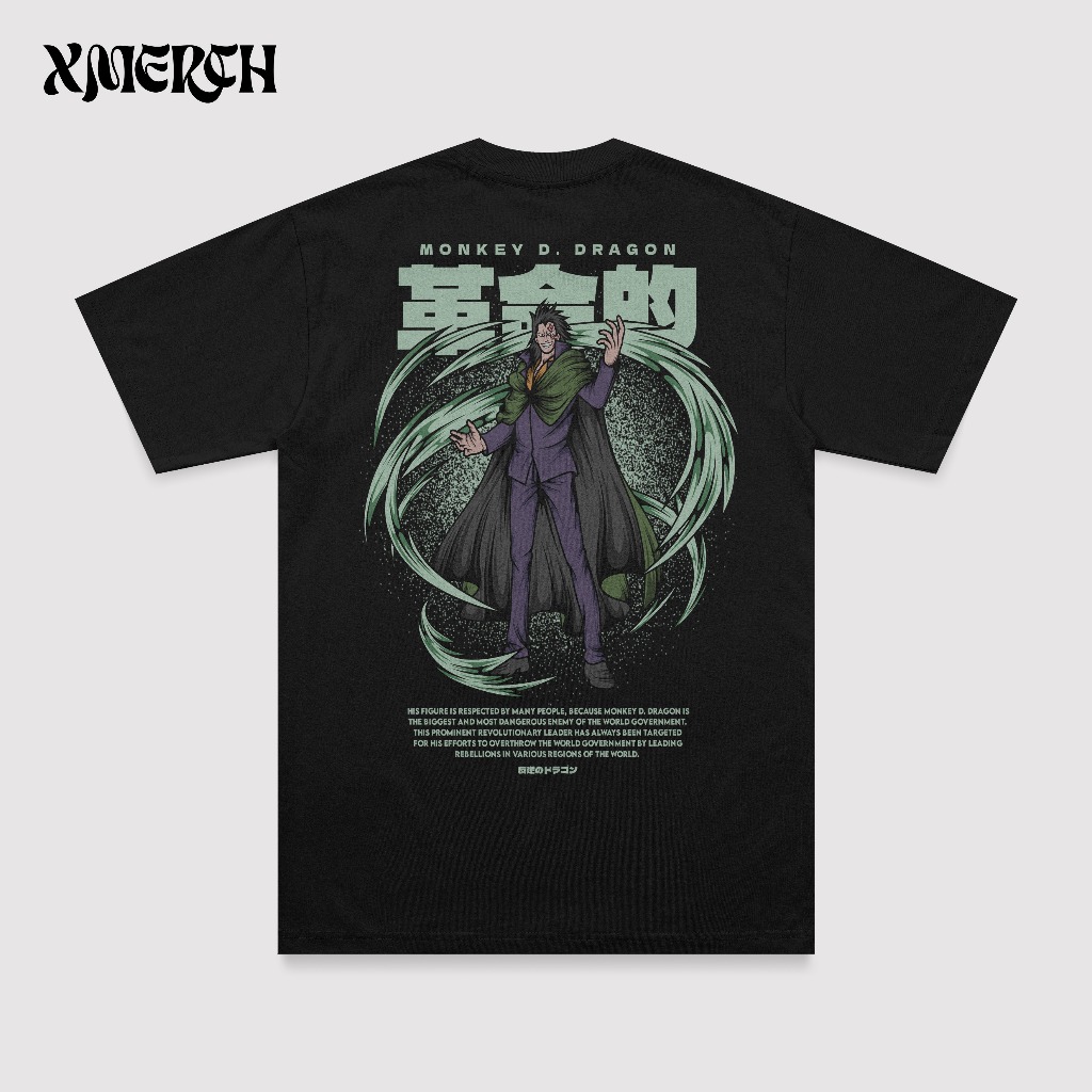 T-shirt Monkey D Dragon - Kaos One Piece Anime