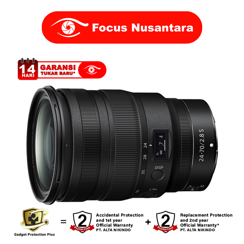Nikon NIKKOR Z 24-70mm f/2.8 S II Lens Nikon Z Mount 24-70mm f2.8 GARANSI RESMI