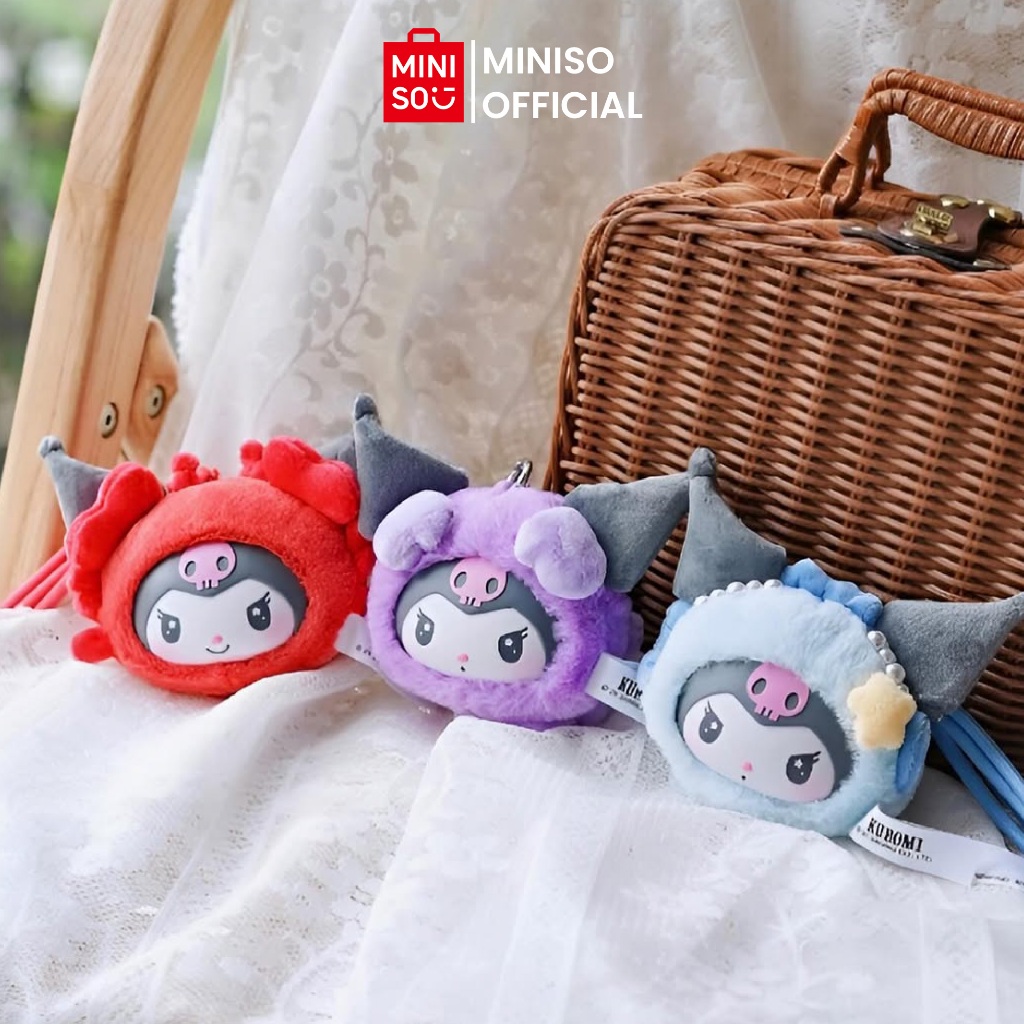 MINISO TOY - Miniso x KUROMI Zodiac  Series Plush Pendant Blind Box Gantungan Tas Aksesoris Tas Kara
