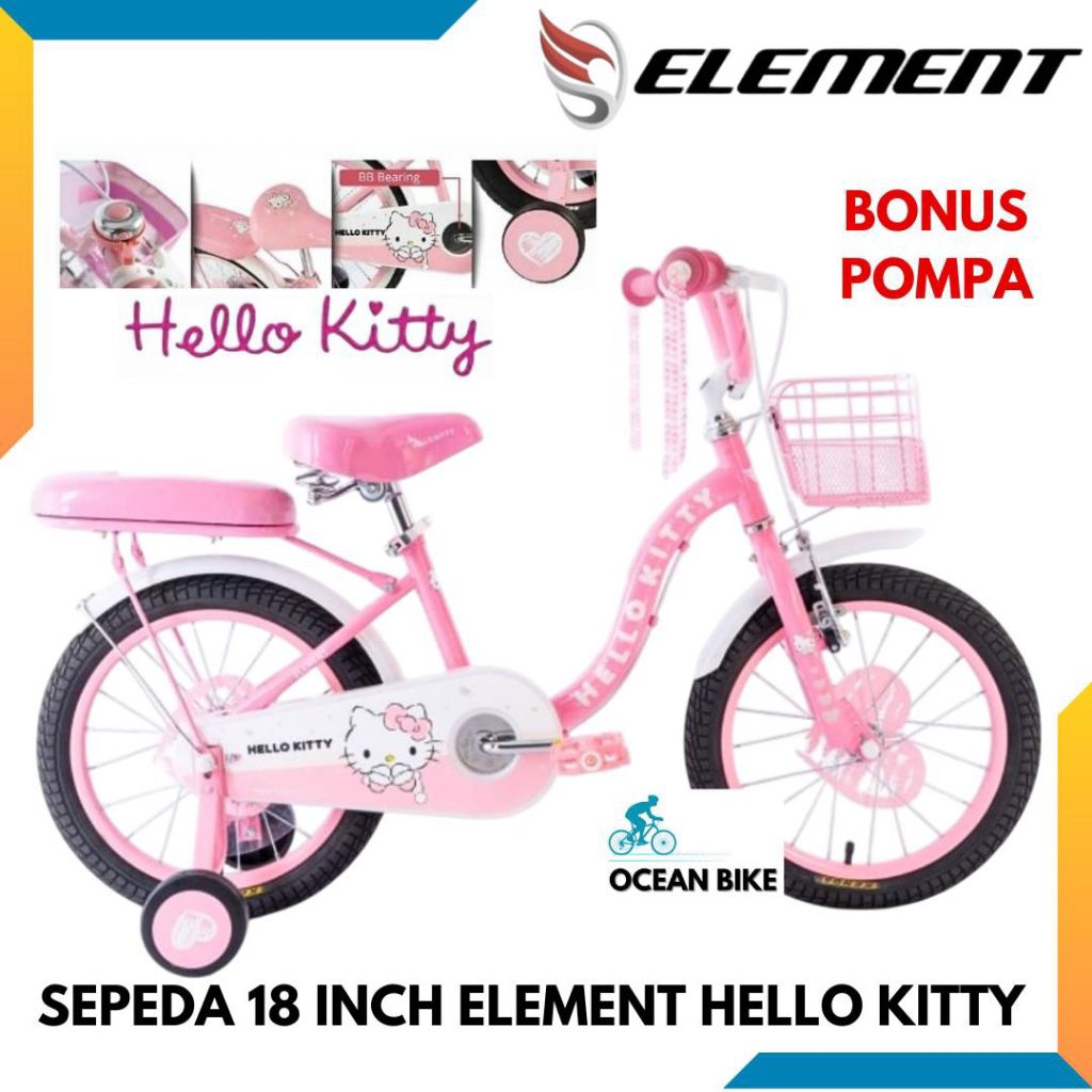 SEPEDA ANAK PEREMPUAN ELEMENT HELLO KITTY
