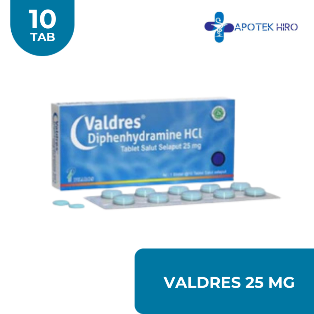 VALDRES 25 MG 1 STRIP 10 TABLET