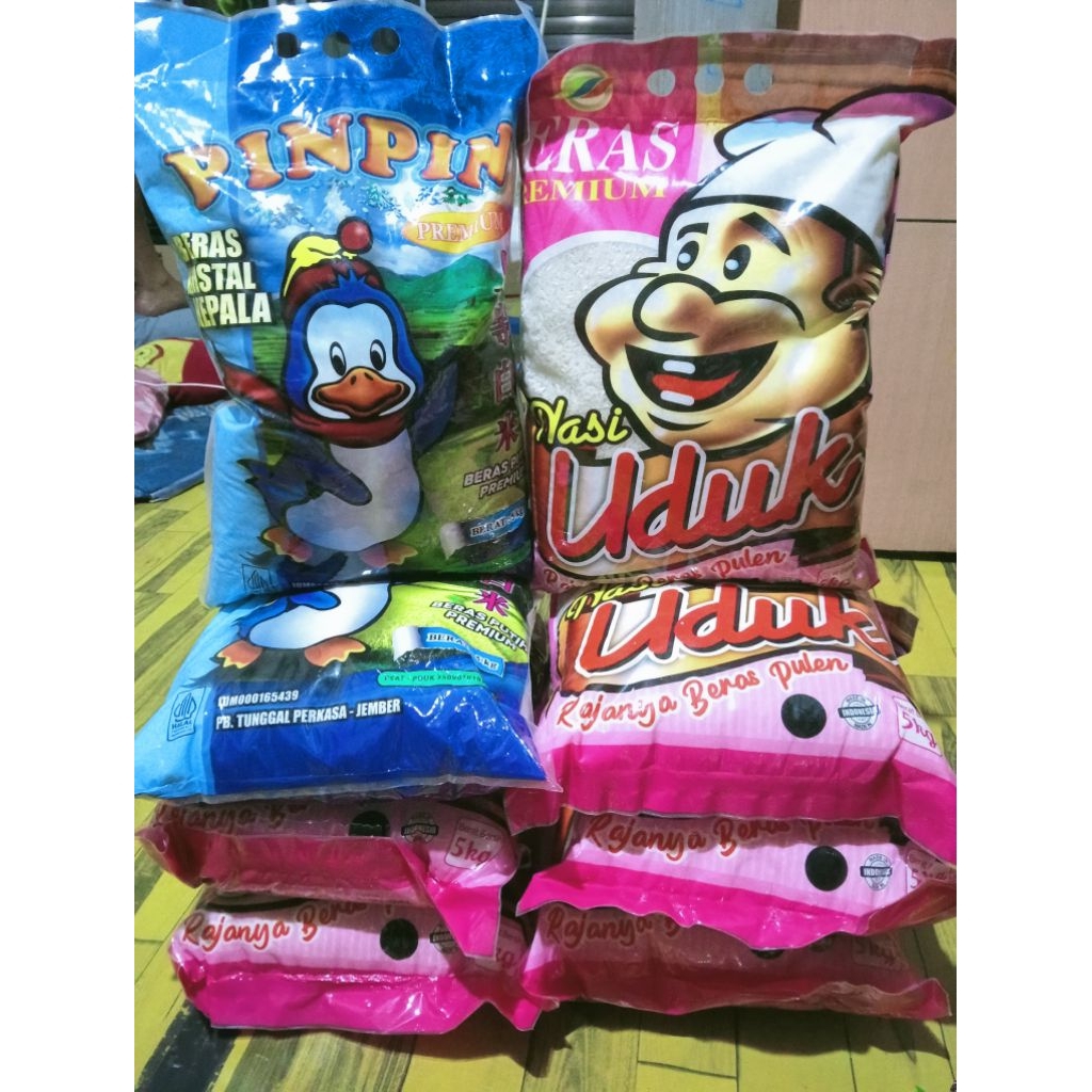 BERAS LAHAP WANITA/ LAHAP LELE / SANIA / PINPIN / UDUK 5KG