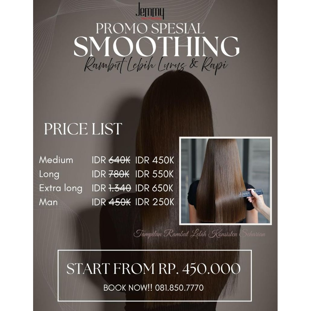 Smoothing Pelurusan rambut