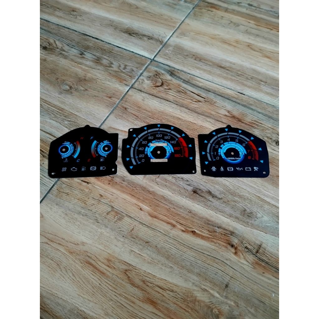 papan spidometer variasi mobil soluna gli