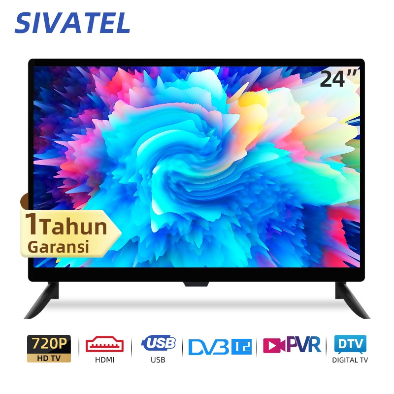 Sivatel TV LED Digital 24inch Televisi LED HD Ready Digital TV Televisi
