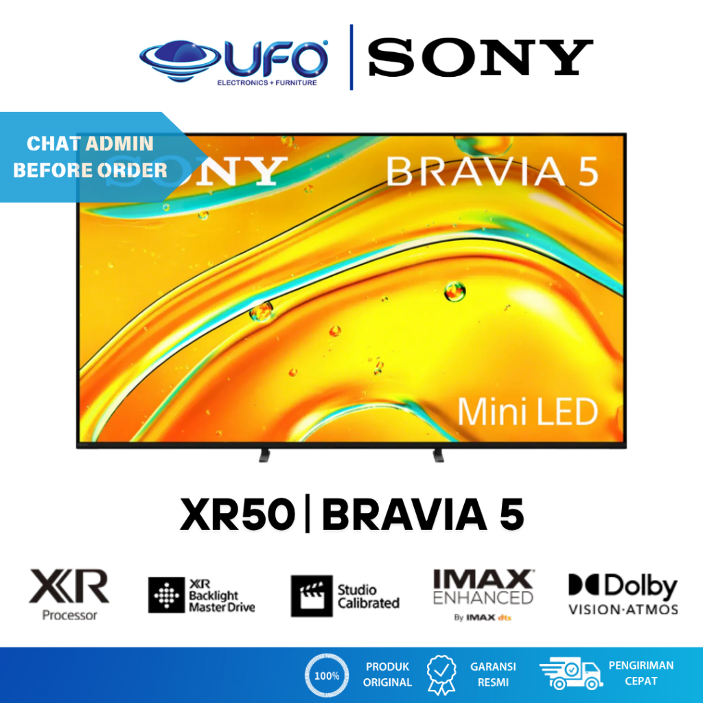 SONY 55 INCH SMART GOOGLE TV MINI LED 4K HDR K55XR50