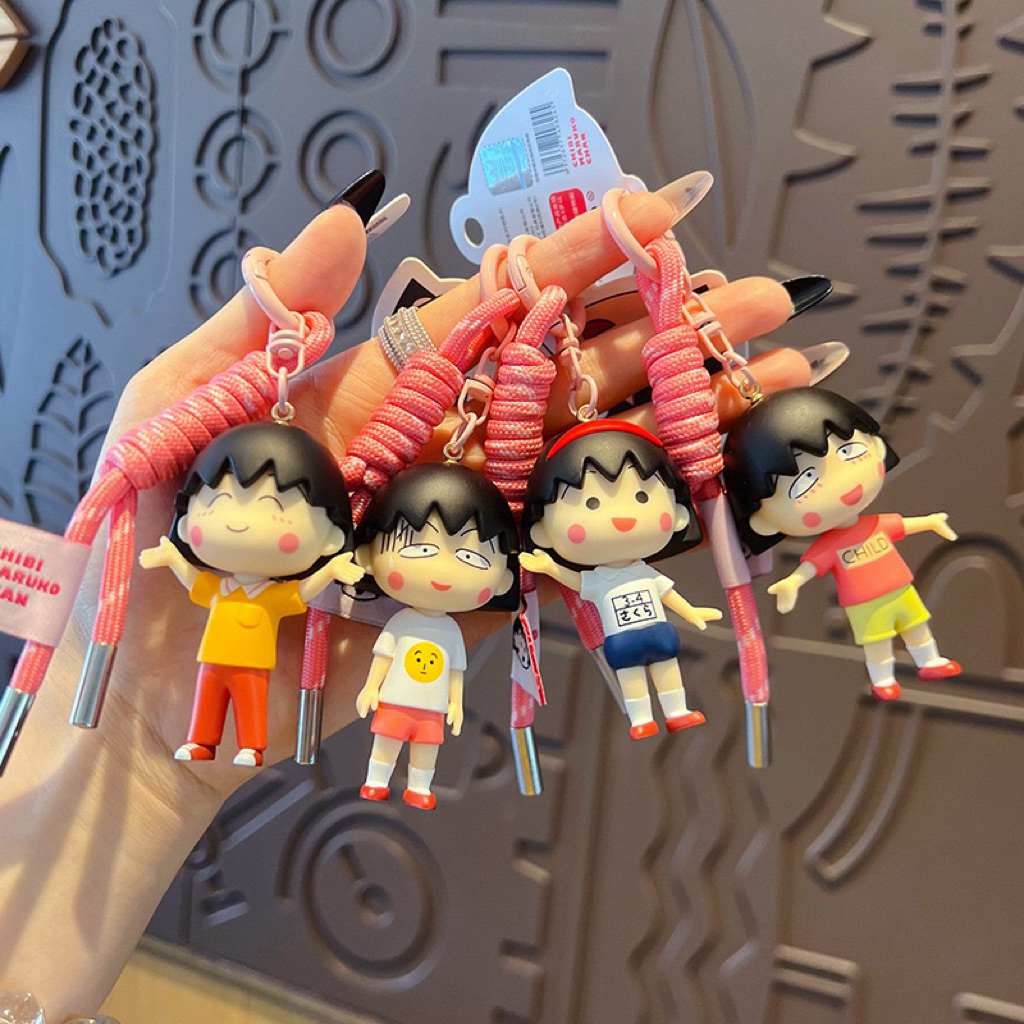 Ready gantungan tas premium chibi maruko chan