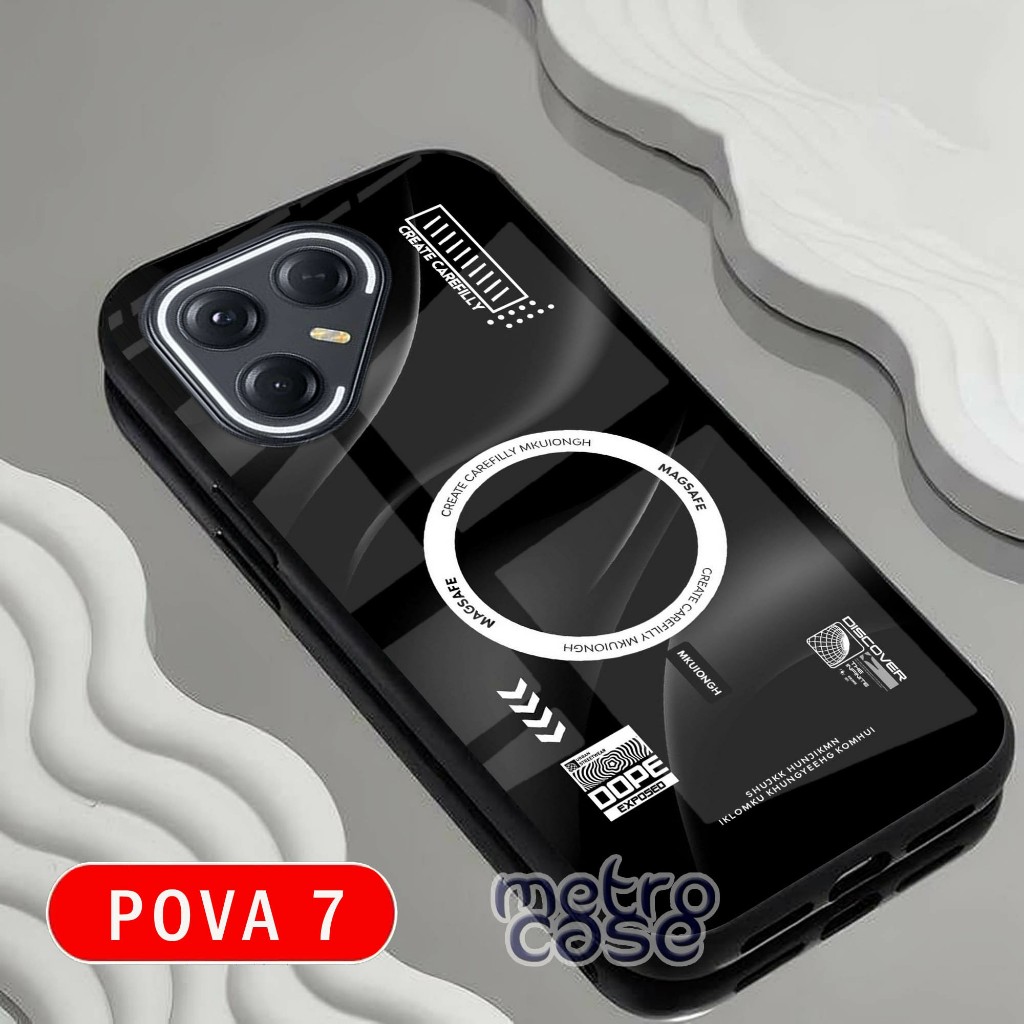 Softcase Hp Glass Kaca Kilau TECNO POVA 7 - TECNO - POVA 7 - TECNO POVA 7 - G65 - METRO_CASE