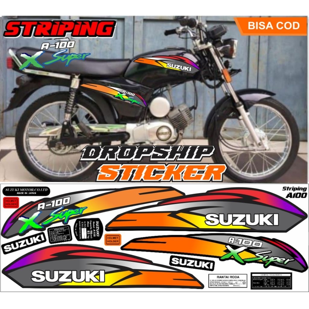 Striping List Suzuki a100 X super econos a100