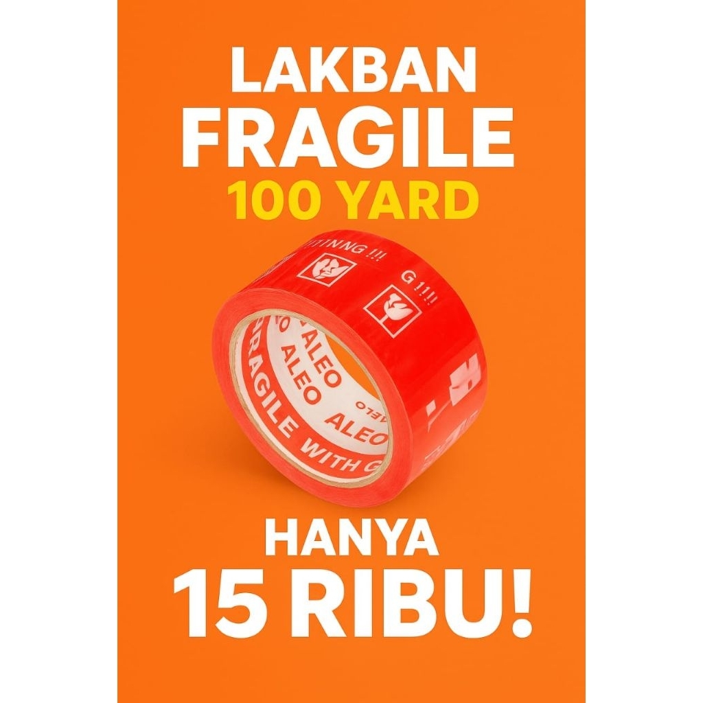 Lakban Fragile 100 yard