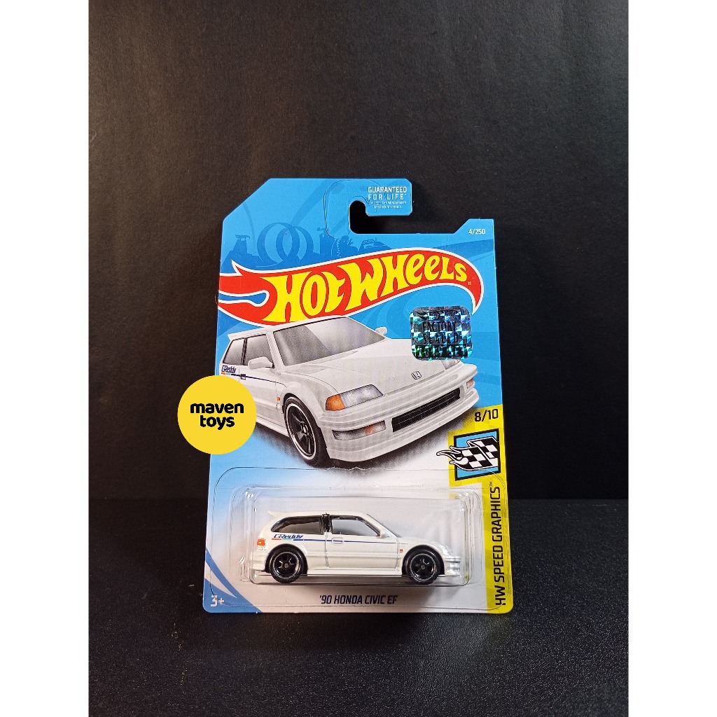 Hot Wheels Reguler / Hotwheels Reguler - SUPER TREASURE HUNT / THS / STH - HONDA CIVIC EF PUTIH FACT