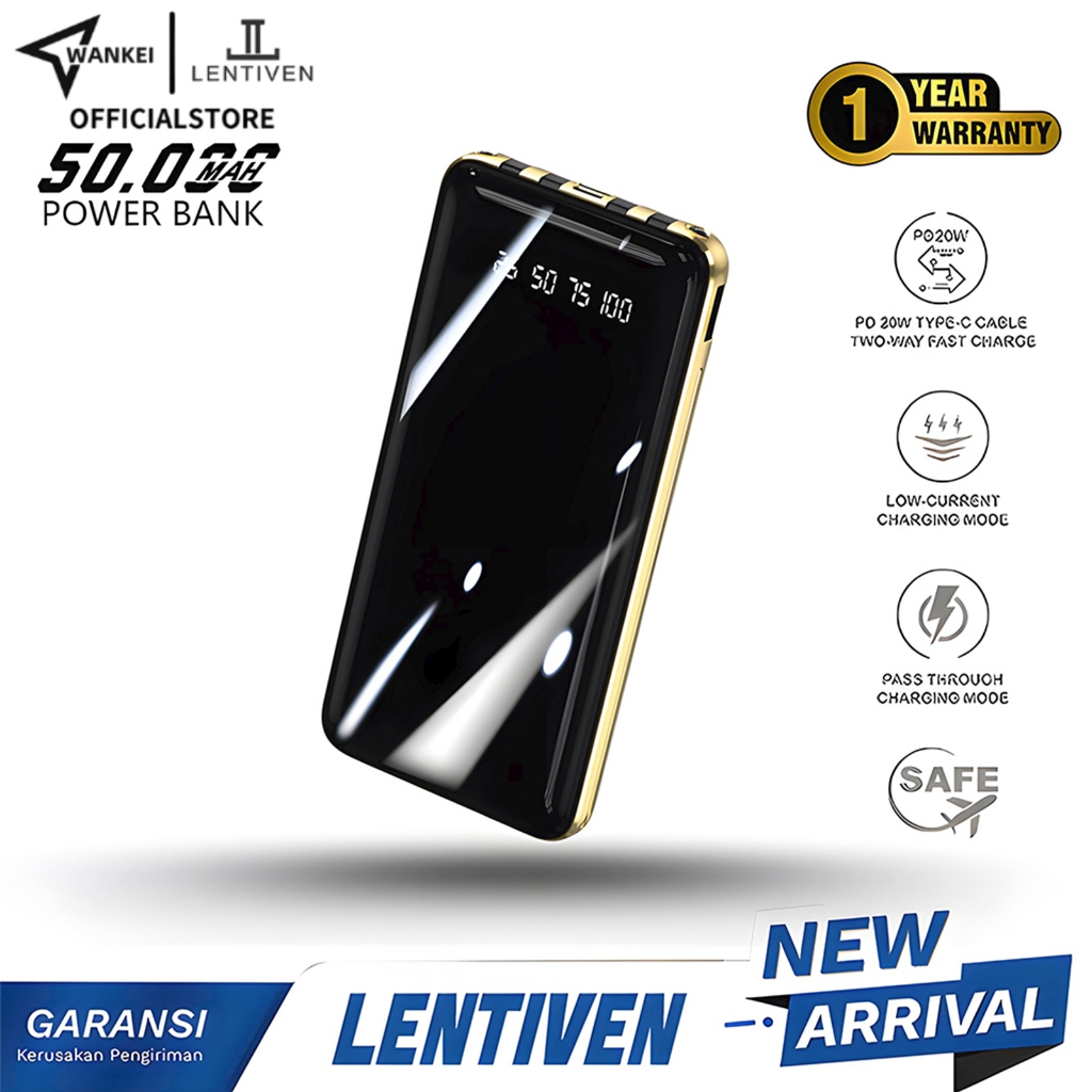 WANKEI PowerBank 50000 mah 5.1A Fast Charging LED Display Portable