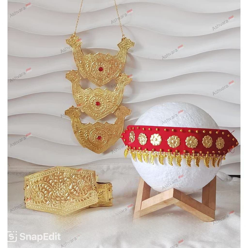 Aksesoris Adat Palembang Gandik Satu Set / Aksesoris Baju Adat Palembang