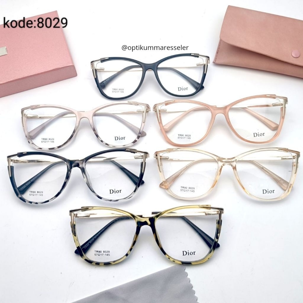 Frame Dior Kacamata Kekinian Pria & Wanita | Frame Kacamata Fashion Murah Eyewear