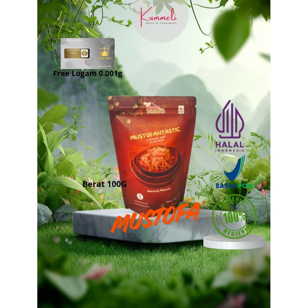 Kummeli Mustofa 100Gram original Free Lm 0,001gram rasa gurih