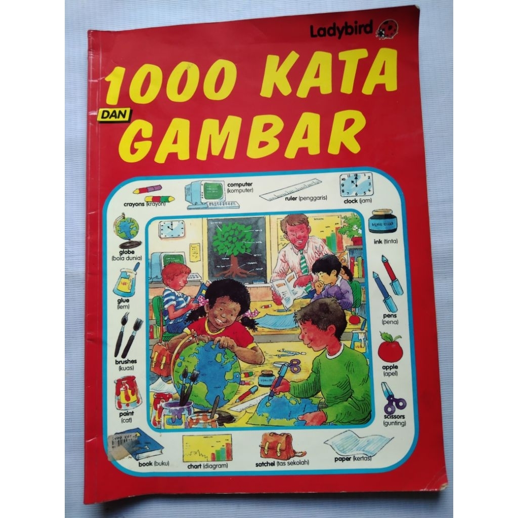 Buku Anak Pengetahuan Ledybird 1000 KATA DAN GAMBAR