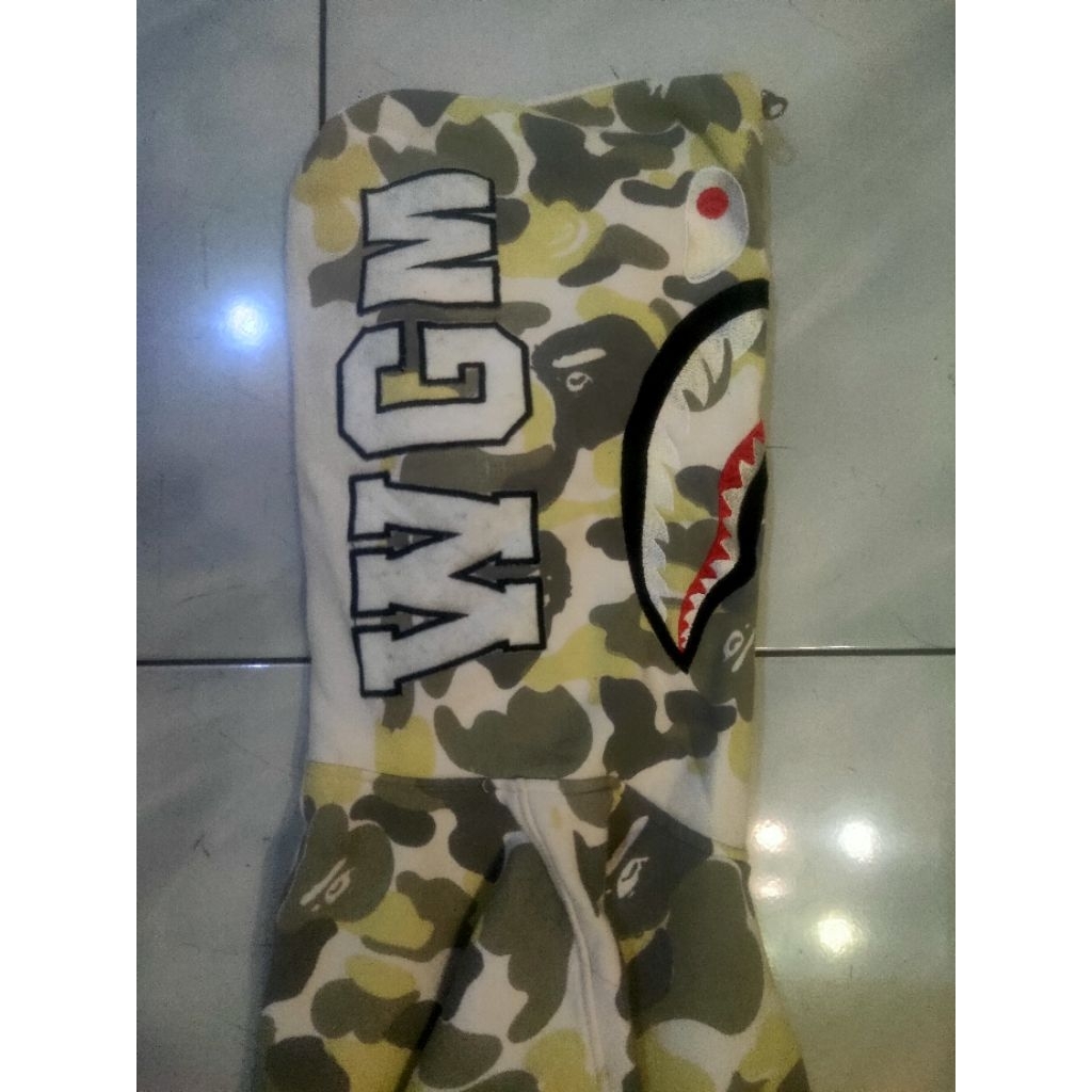 BAPE Shark Full Zip Hoodie Split Camo Original – Rare Streetwear Japan Edition