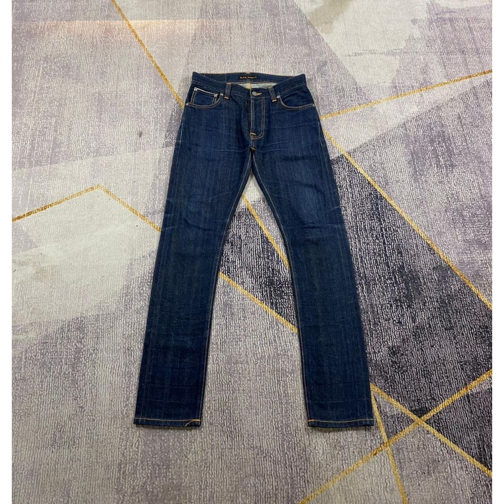 Nudie Jeans Thin Finn Dry orange Selvedge