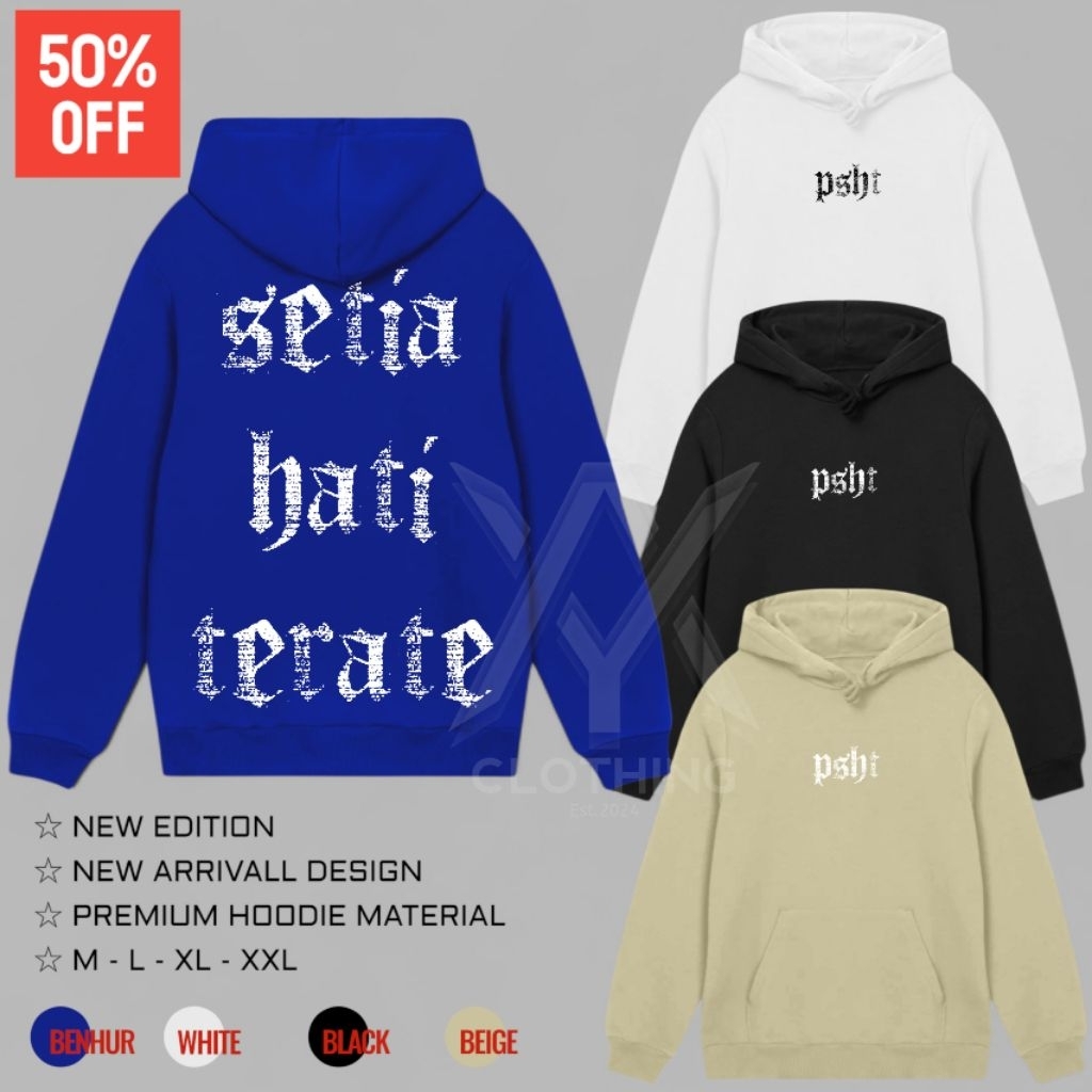 Sweater Hoodie PSHT Hoodie Setia Hati Terate