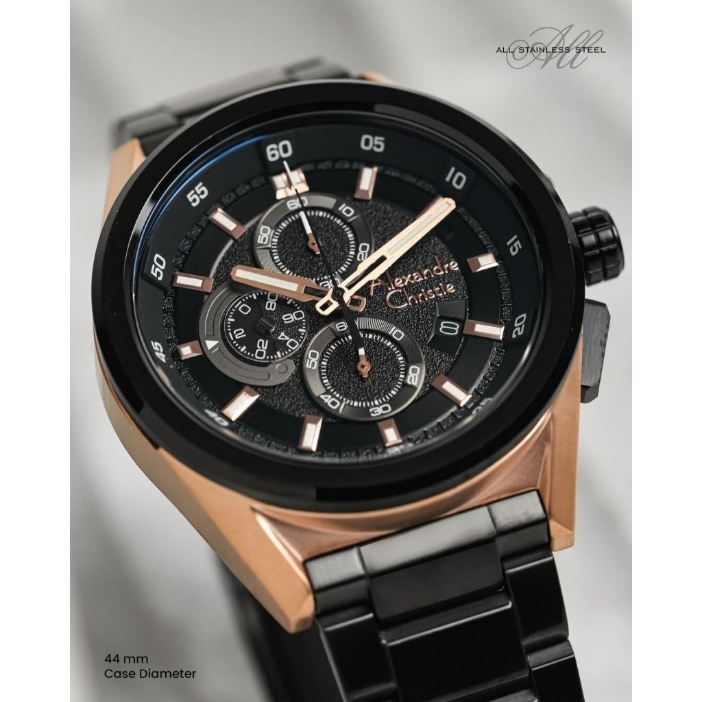 Alexandre Christie pria AC 6654 MC / AC6654 Original paket bonus tali strap