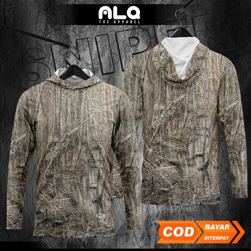 ALQ016 // JERSEY HUNTER/JERSEY COMO/BAJU BERBURU/ATASAN TOPI HUNTER/COMO/OLAHRAGA