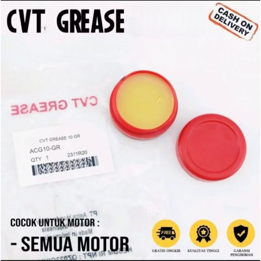 Gemuk Grease Pelumas CVT Motor Honda