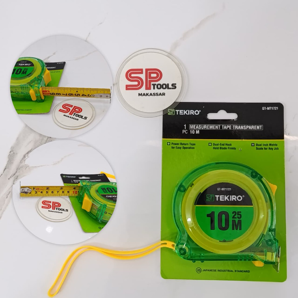 METERAN ROLL / METER ROL 10 METER 10M TEKIRO GT-MT1721 TRANSPARANT