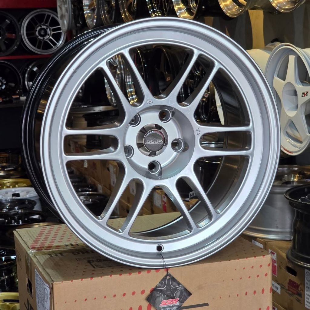 velg enkei rpf1 ssw original thailand ring 18 lebar 9,5 et 15 velg mobil r18 velg racing ring 18 vel