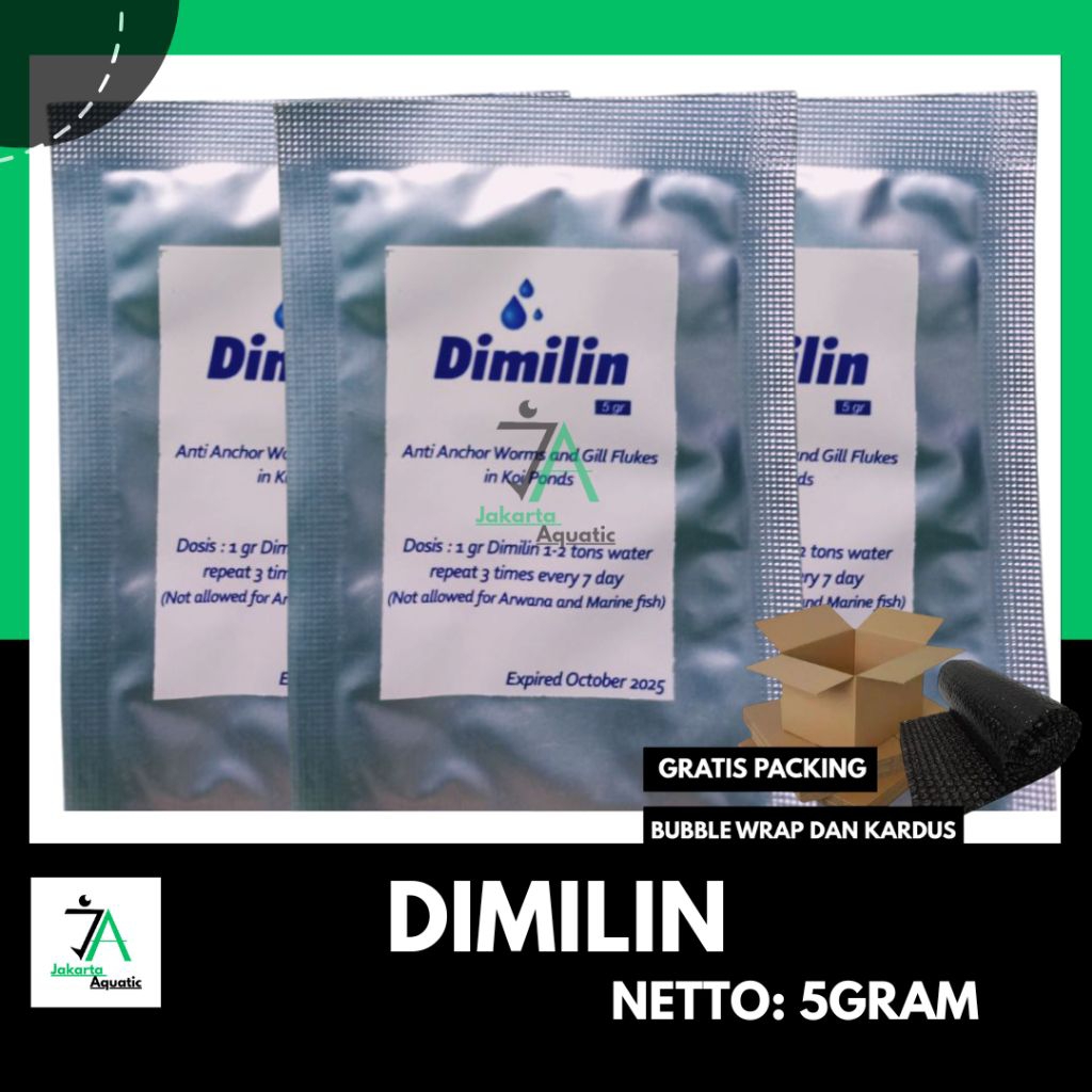Obat kutu Dimilin / Obat kutu ikan koi / obat kutuikan / Dimilin / Dimilin kutu koi / kutuclean
